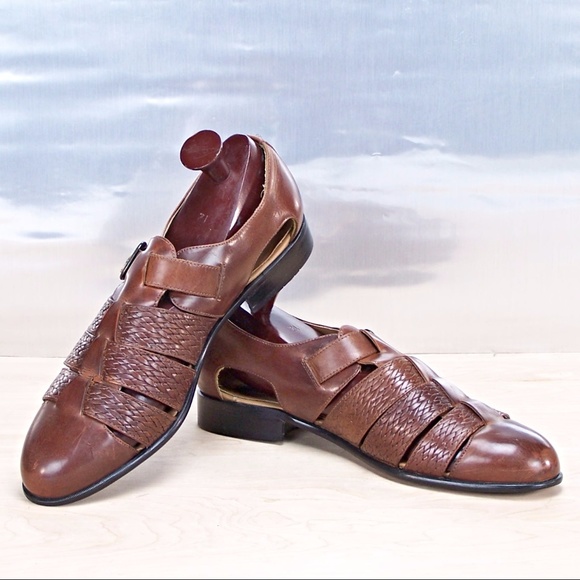 Stacy Adams | Shoes | Stacy Adams Mens Shoes Leather Fisherman Sandals | Poshmark